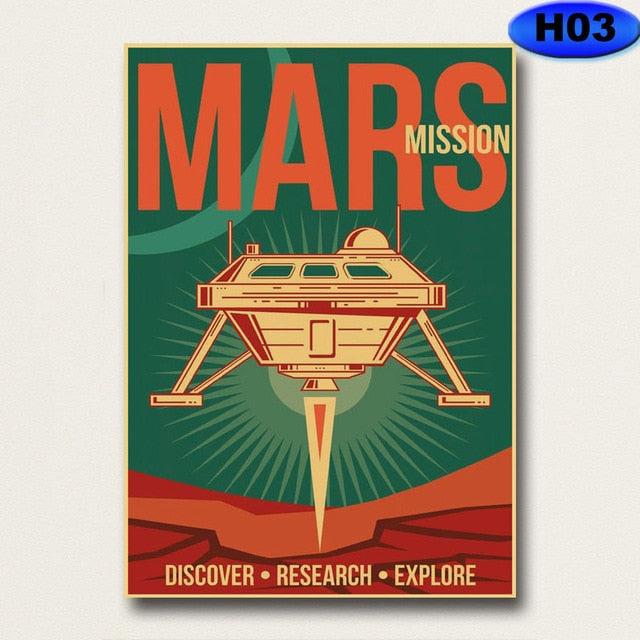 Poster nasa mission to mars