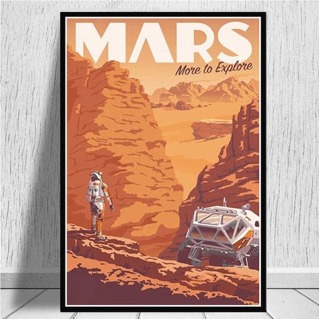 Poster missione mars della nasa