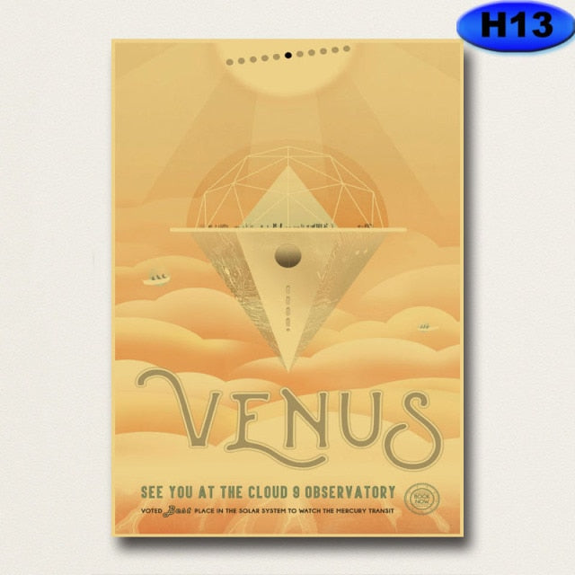 Poster nasa vintage venus