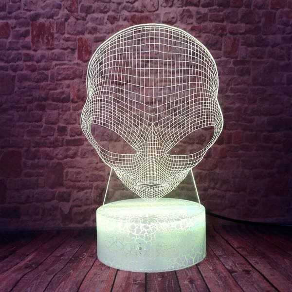 Led-Alien-Lampe