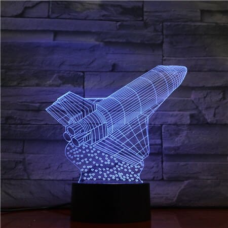 Lampe Space Shuttle im Orbit