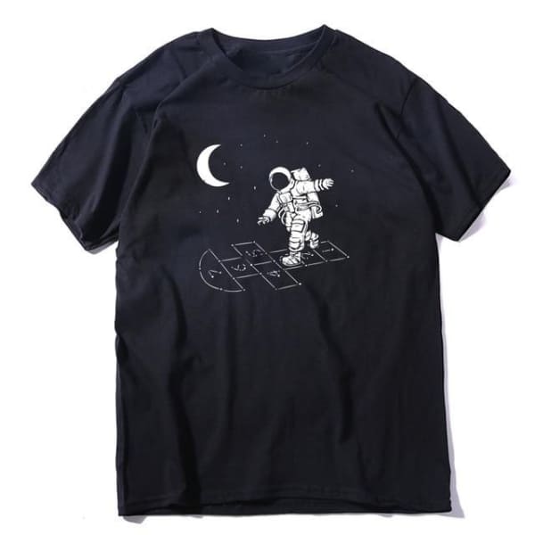 Astronauten-T-Shirt Bergmann des Mondes