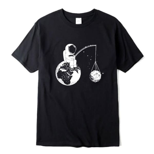 Avslappnad astronaut T-shirt