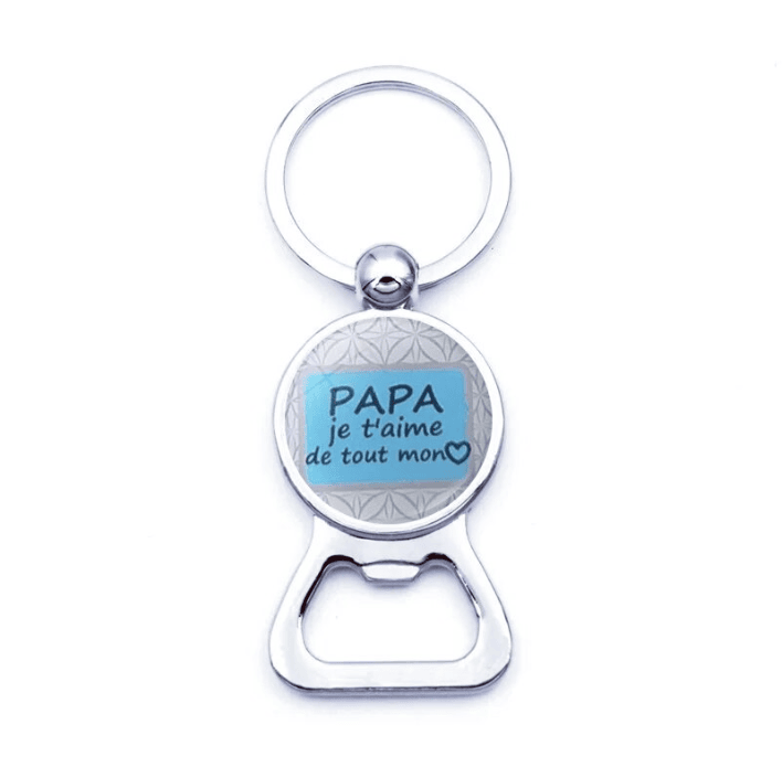 Papa's flesopener sleutelhanger