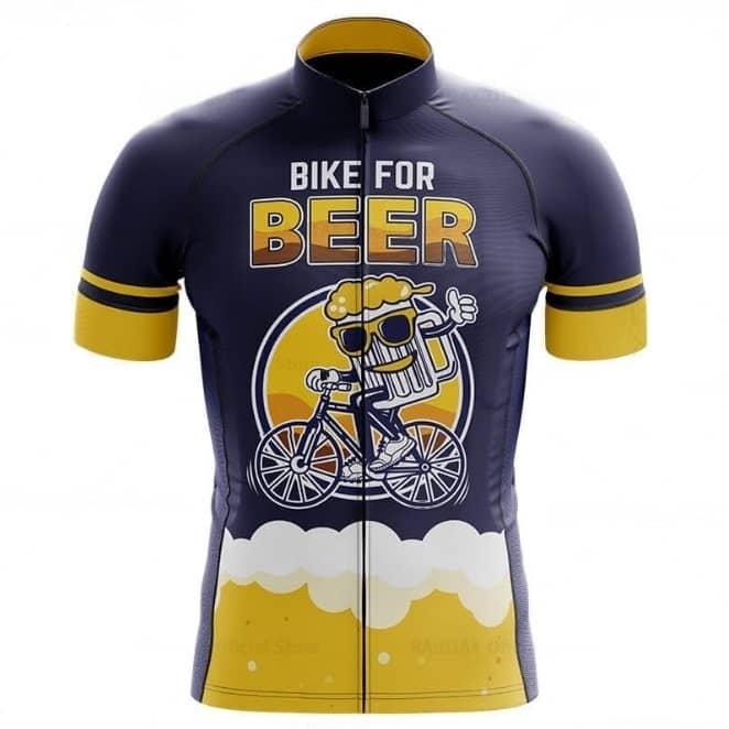 Bicicleta pentru bere tricou de ciclism