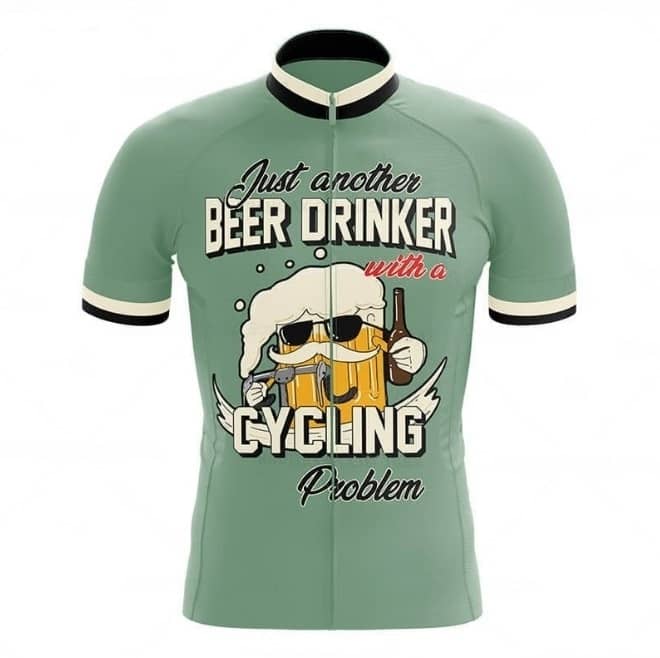 Apenas mais uma camisola de ciclismo para bebedores de cerveja