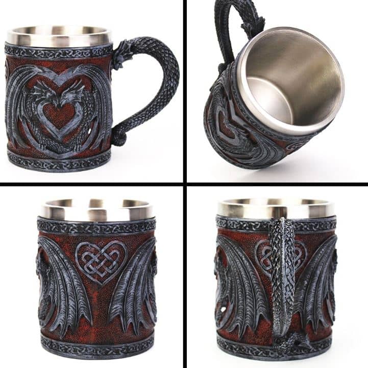 Caneca de cerveja Heart of Dragons