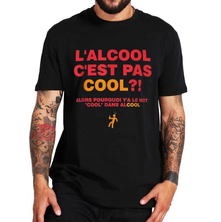 Alkohol är inte coolt T-shirt