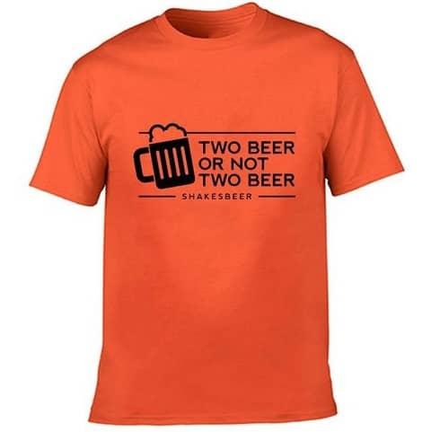 Twee bier of geen twee bier T-shirt