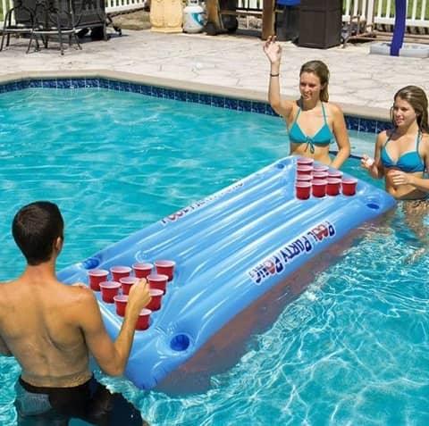 Bierpong opblaasbaar matras