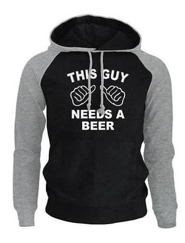 Hoodie, este gajo precisa de uma cerveja