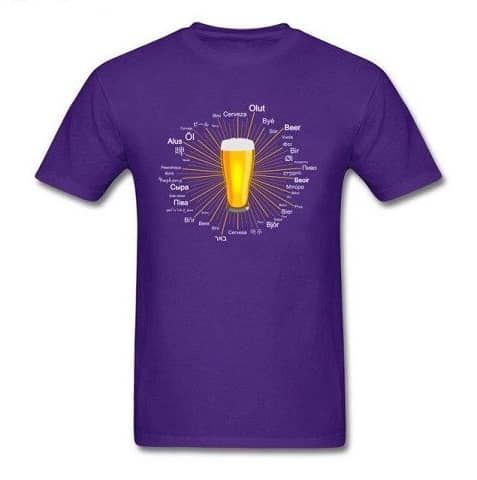 Universeel bier T-shirt