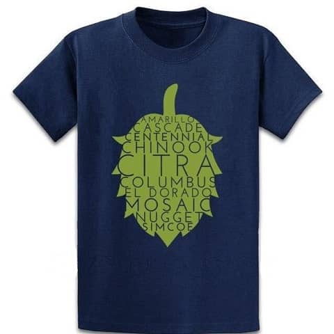 Tipos de lúpulo T-shirt