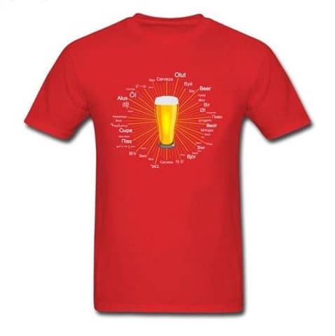 Universeel bier T-shirt