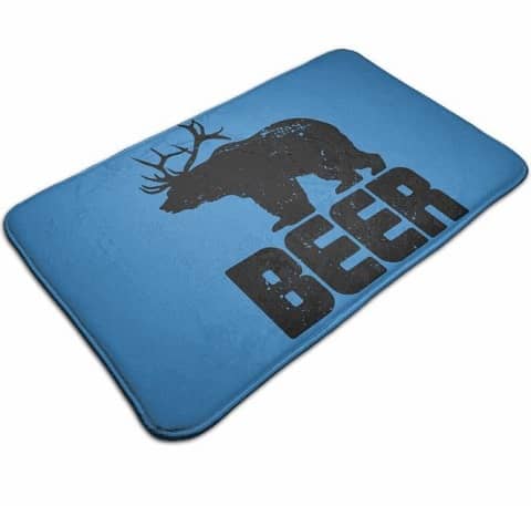 Beer gehoornde beer badmat