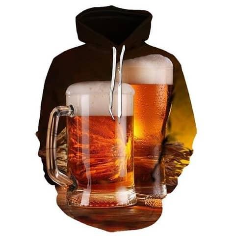 Bier hoodie 3d print