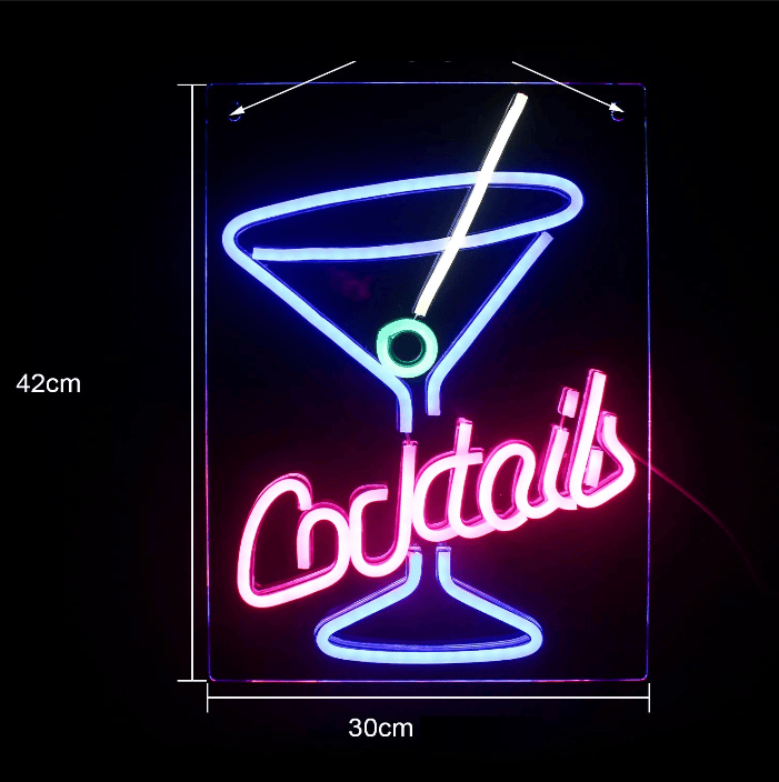 Cocktails de néon