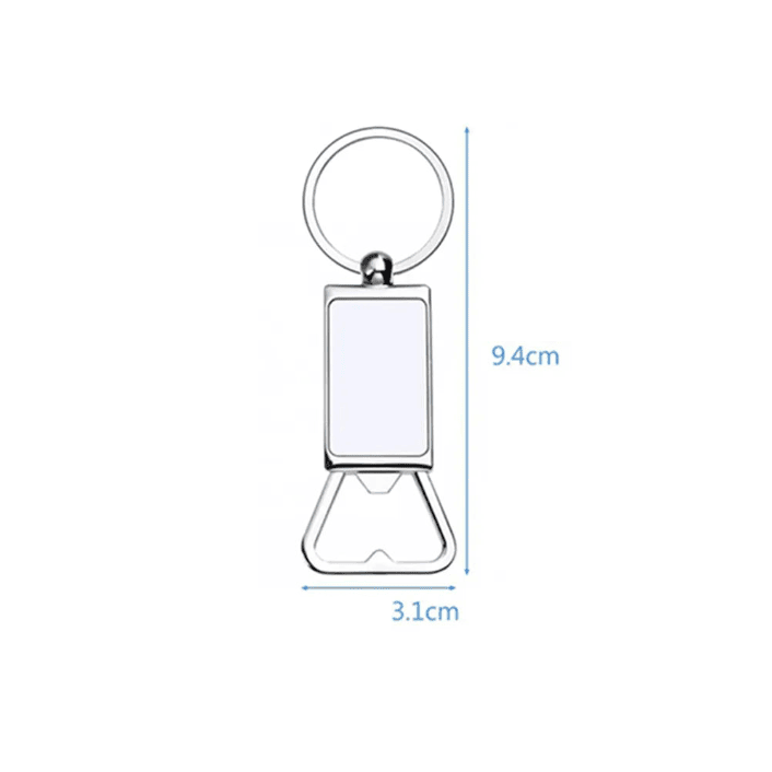 Porta-chaves abre-garrafas com fotografia personalizada em embalagem