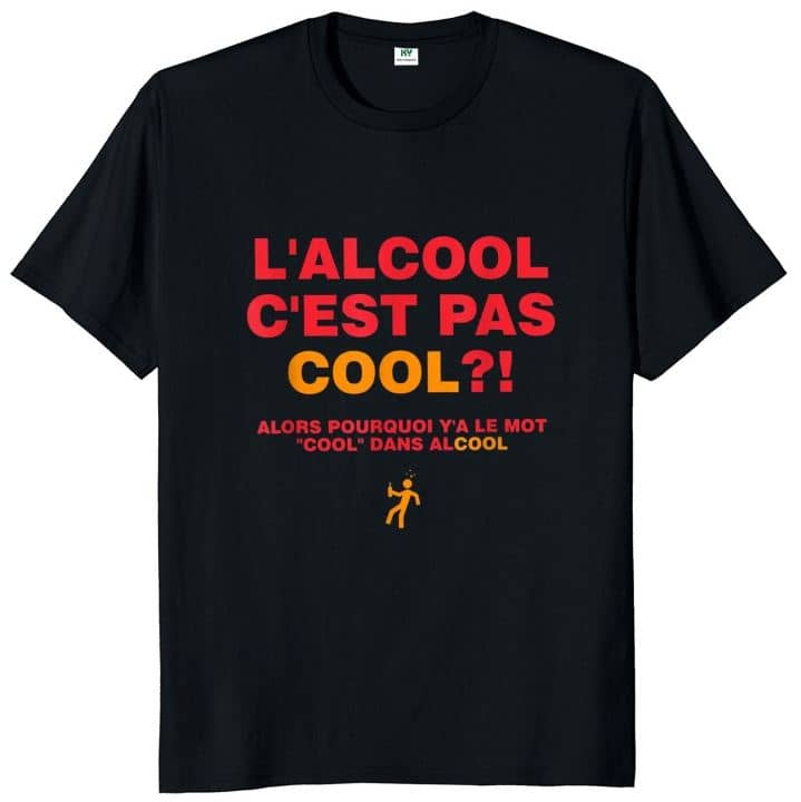 Alkohol är inte coolt T-shirt