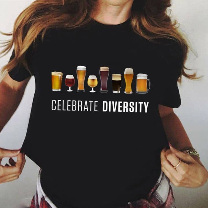 Celebrar a diversidade das cervejas T-shirt