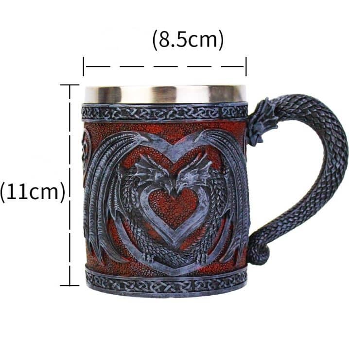 Caneca de cerveja Heart of Dragons