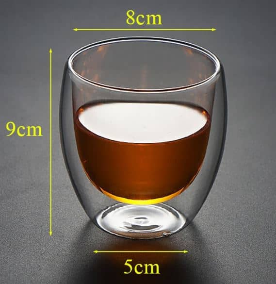 Ölglas 25 cl dubbelväggigt glas