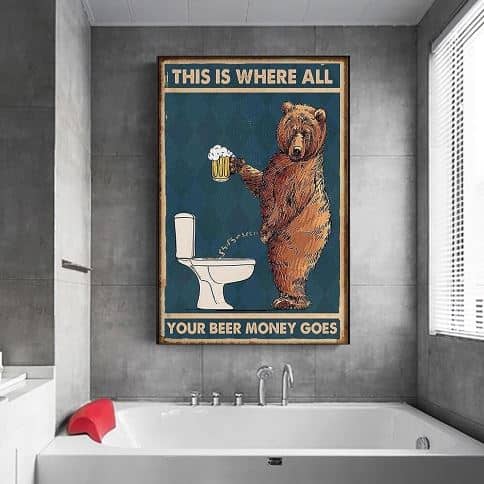 Poster wc umor bere