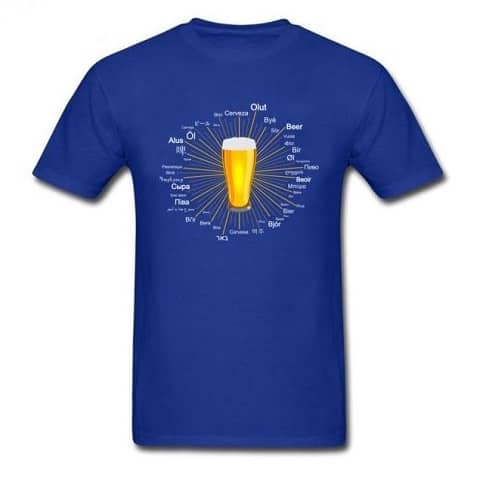 Universeel bier T-shirt