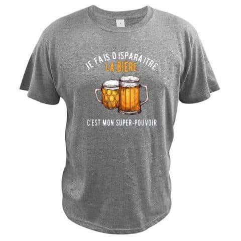 Super power bier t-shirt