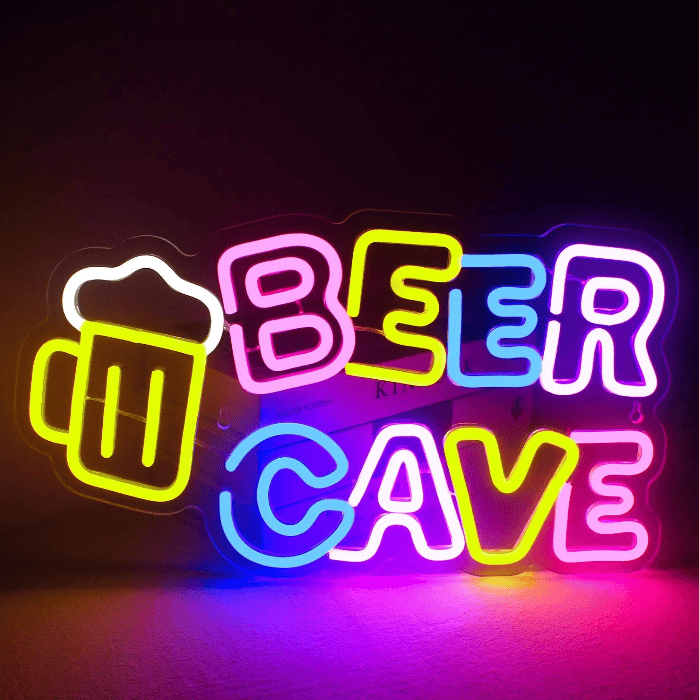 Pivniță de bere neon