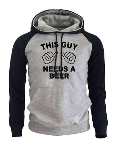 Hoodie този човек се нуждае от бира