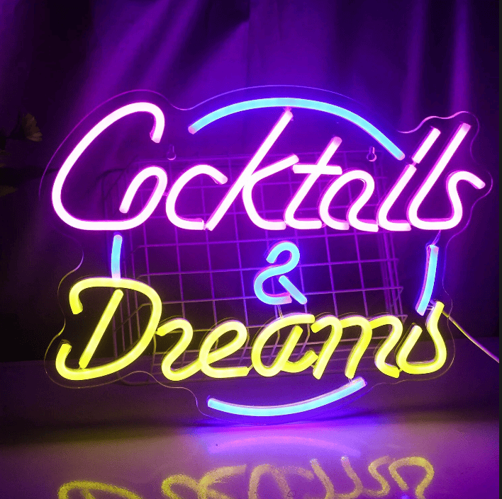 Neon cocktails en dromen