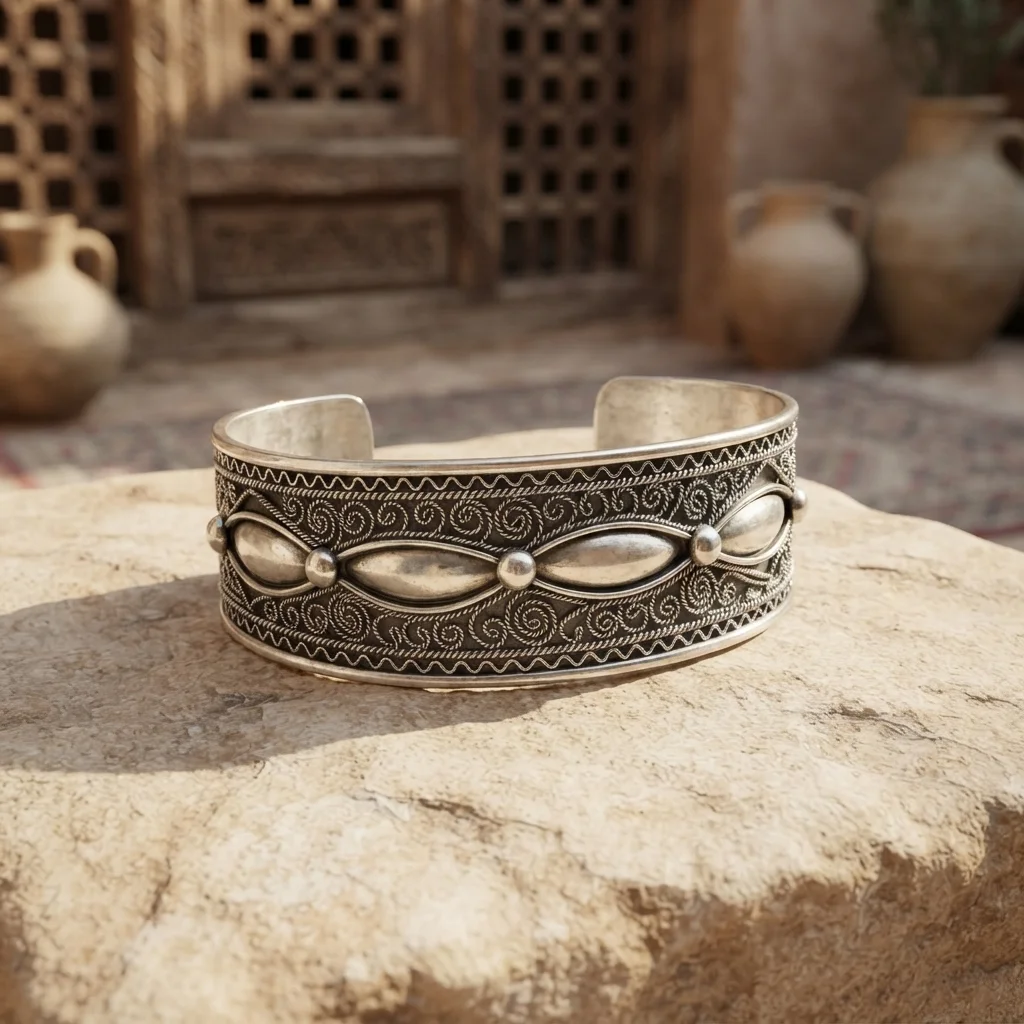 Anya – Amazigh armring i sølv