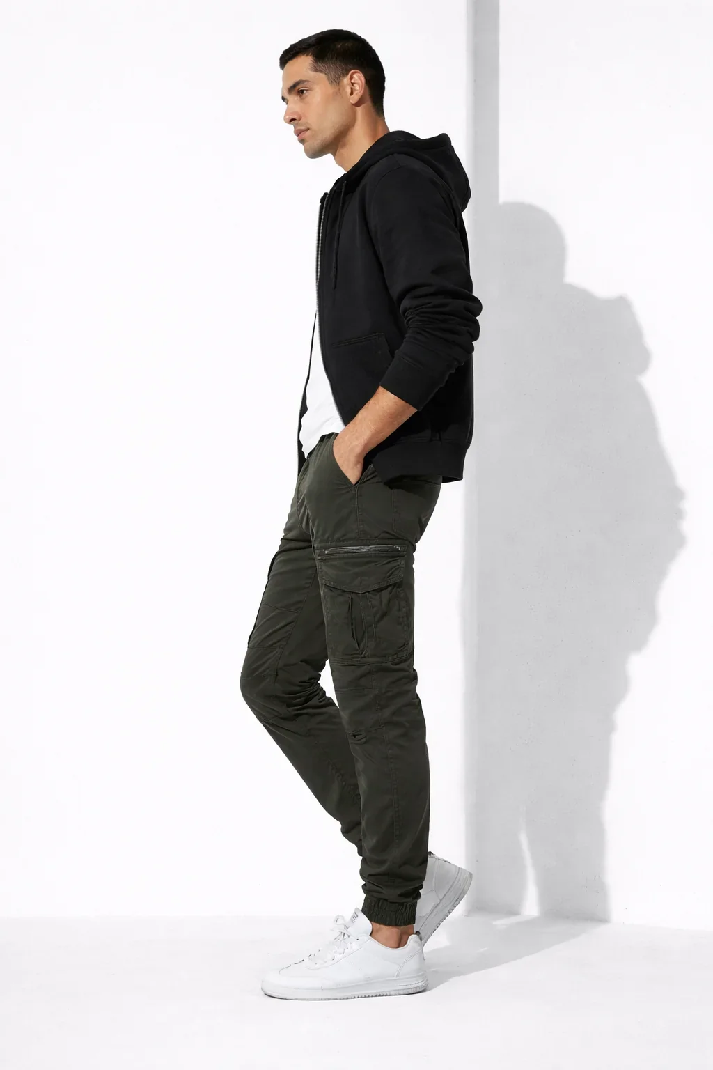 Cargohose Herren casual slim