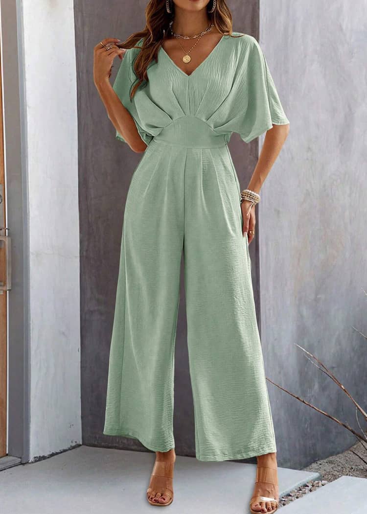 Jumpsuit med landlige bukser