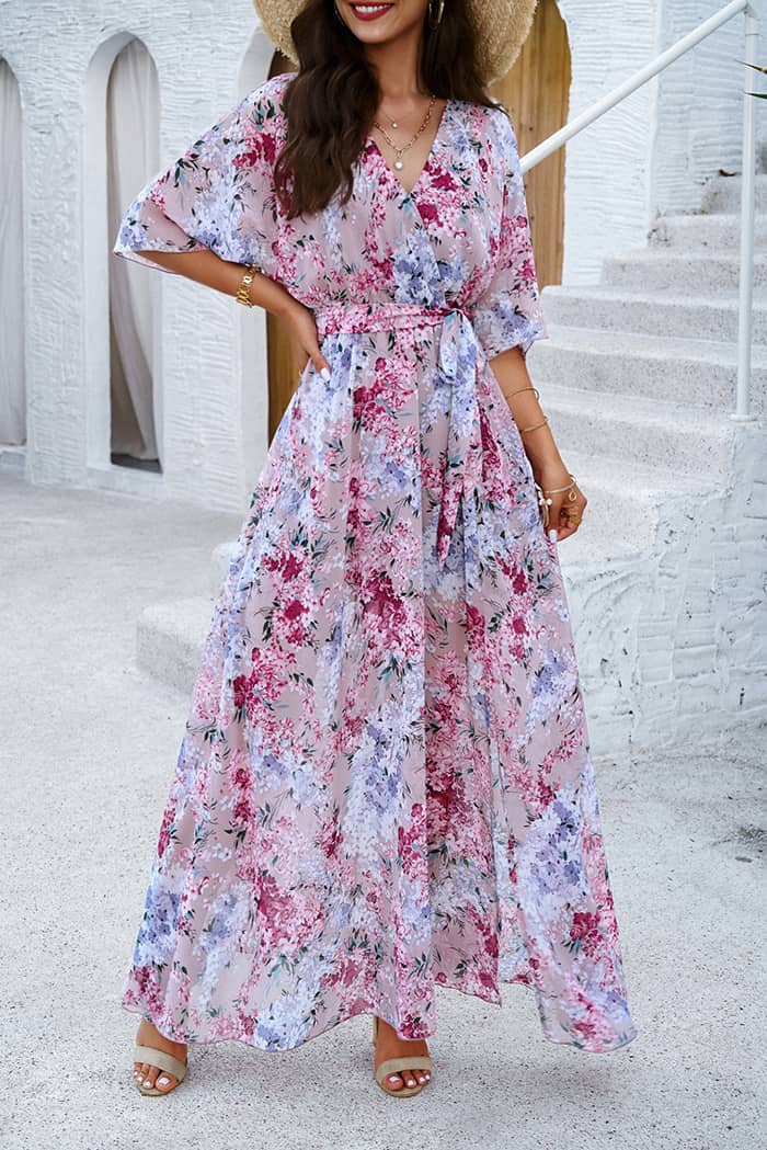 Wiejska Sukienka hippie maxi w stylu boho