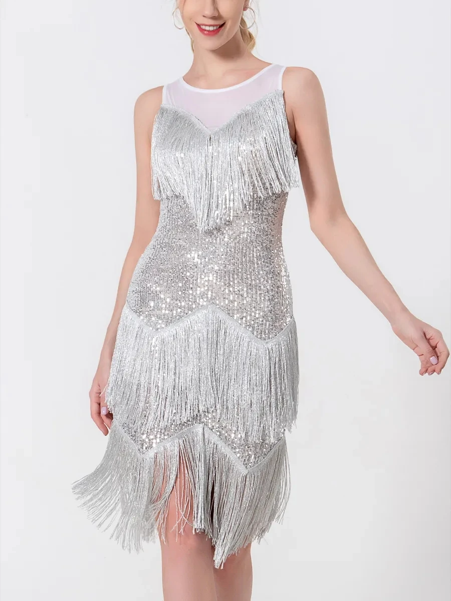 Vestido de lantejoulas Gatsby