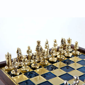 Byzantinsk skakbræt 20x20 og skaksæt