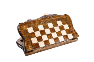 Bjergskak og backgammon komplet bokssæt