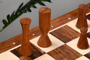 Moderne skakbræt i træ