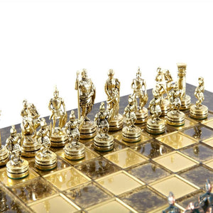 Historisk skakbræt og skakspil