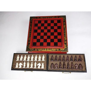 Chinese Warrior skakbræt og skakspil