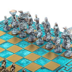 Spartan Warriors skakbræt og skaksæt