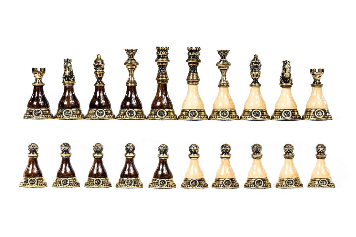 Xadrez é arte - Tabuleiro de mármore com peças artesanais!