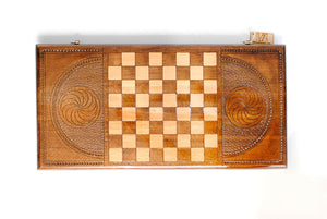 Standard backgammon-bræt
