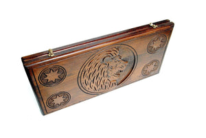 Armenian Lion backgammon board