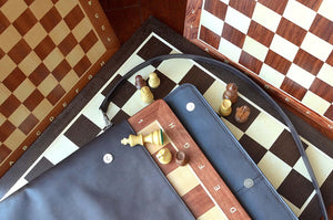 Europæisk fremstillet 43x43 cm bæretaske til skakbræt