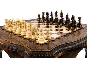 Antique Chess Table