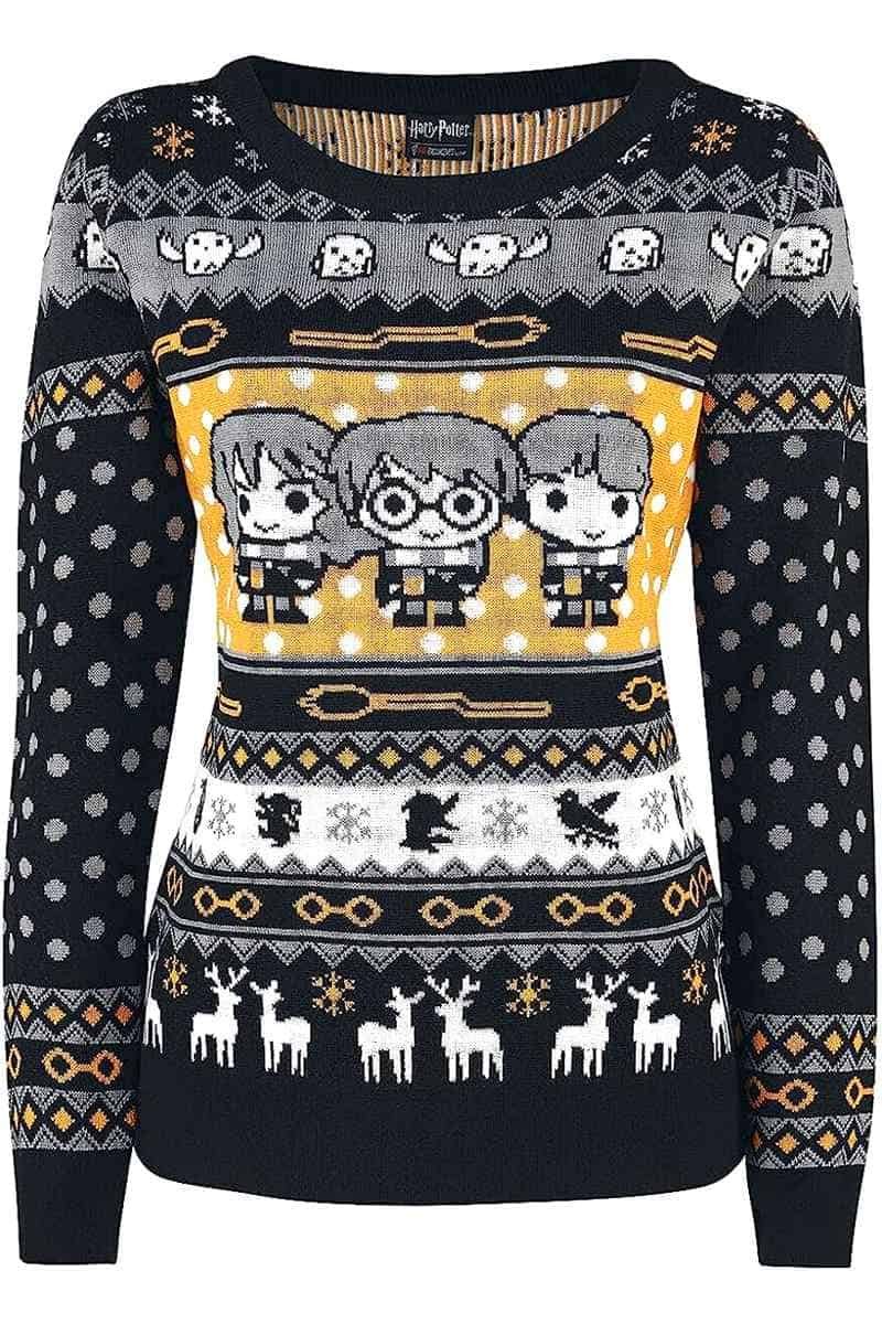 Harry Potter Jultröja för kvinnor Chibi Multicolour