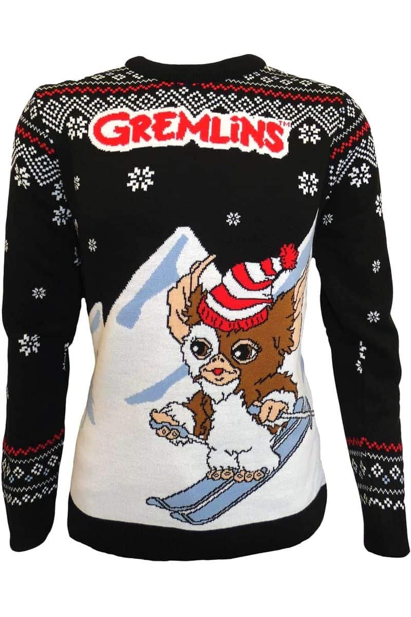 Vuxen Gremlins Ski Jultröja L Svart